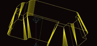 上下異形状加工